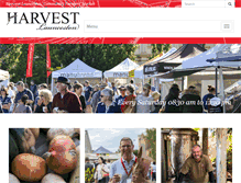 Tablet Screenshot of harvestmarket.org.au