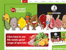 Tablet Screenshot of harvestmarket.co.nz